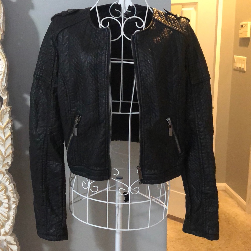 Black Motorcycle Jacket